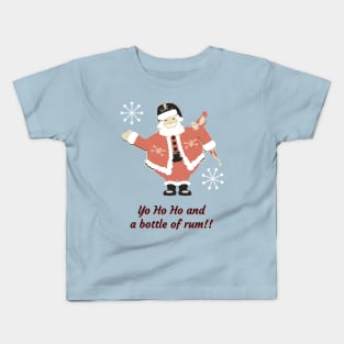 Vintage Pirate Santa Kids T-Shirt